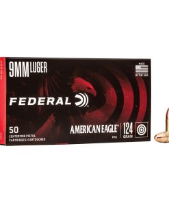 Federal American Eagle 9MM 124GR FMJ - $15 FLAT RATE SHIPPING