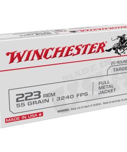 Winchester Target 223 Remington 55GR FMJ - $15 FLAT RATE SHIPPING
