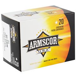 Armscr Armscor 40s&w 180 Grain JHP - 20 Round Box