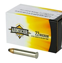 Armscr Armscor 22wmr 40 Grain JHP - 50 Round Box
