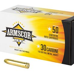 Armscr Armscor 30carb 110 Grain FMJ - 50 Round Box