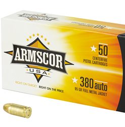 Armscr Armscor 380 ACP 95 Grain FMJ - 50 Round Box